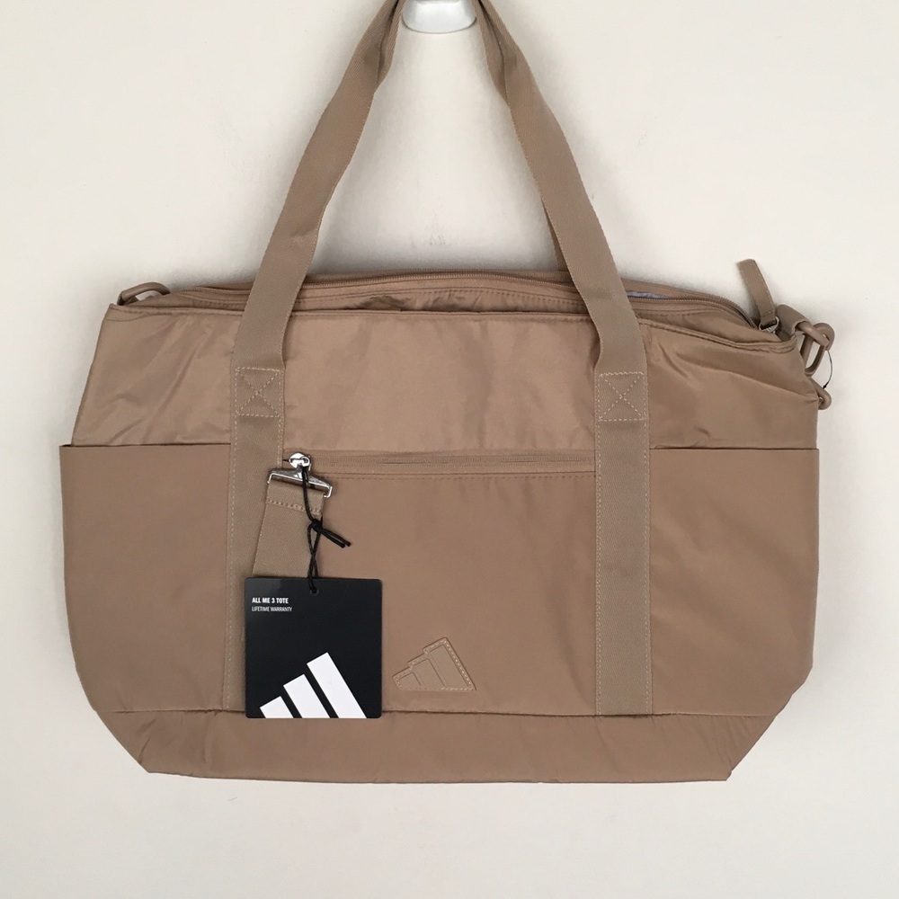 NWT Beige Duffel Tote Bag